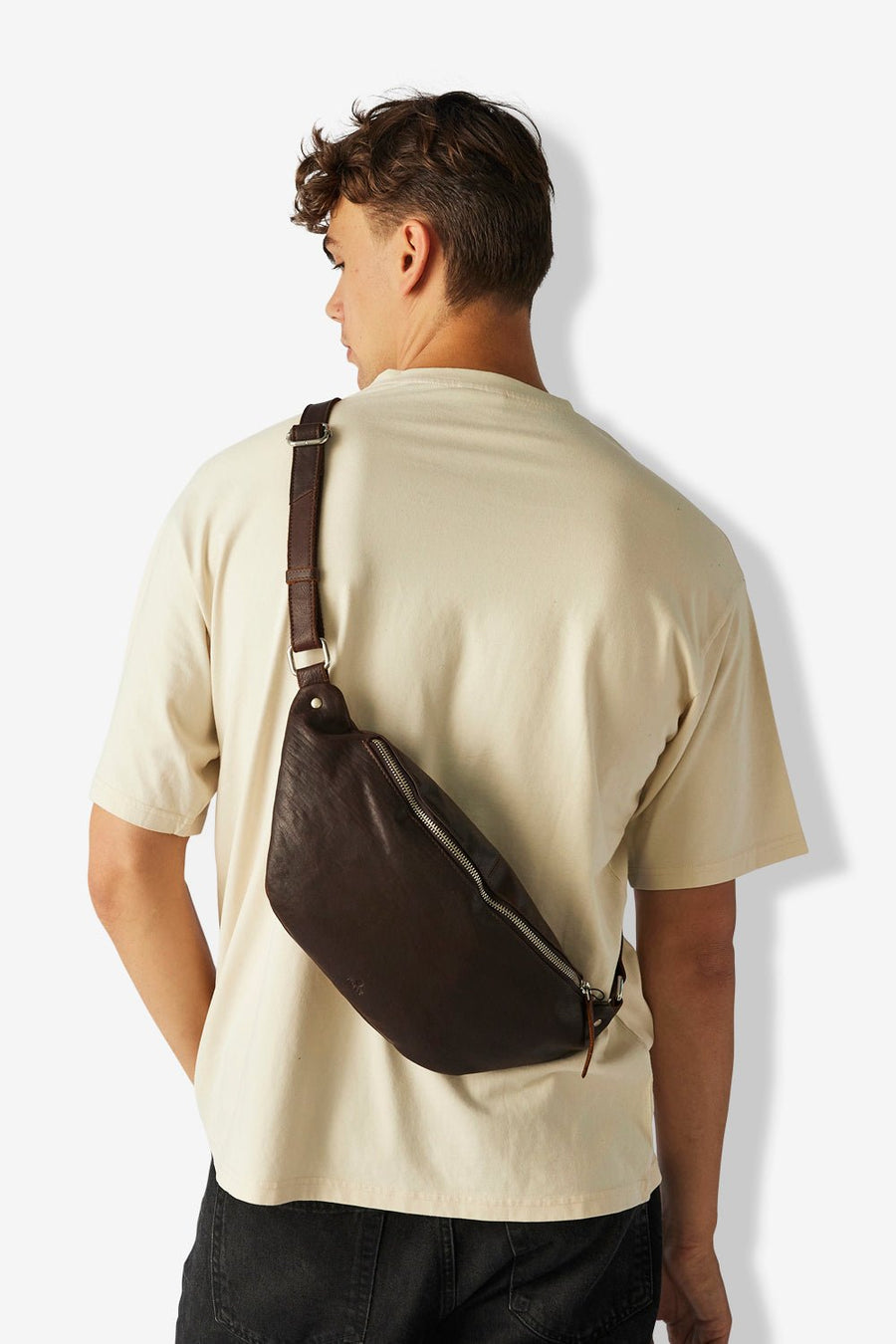 Catania bumbag Henrik Dark brown - ADAX - Bumbags
