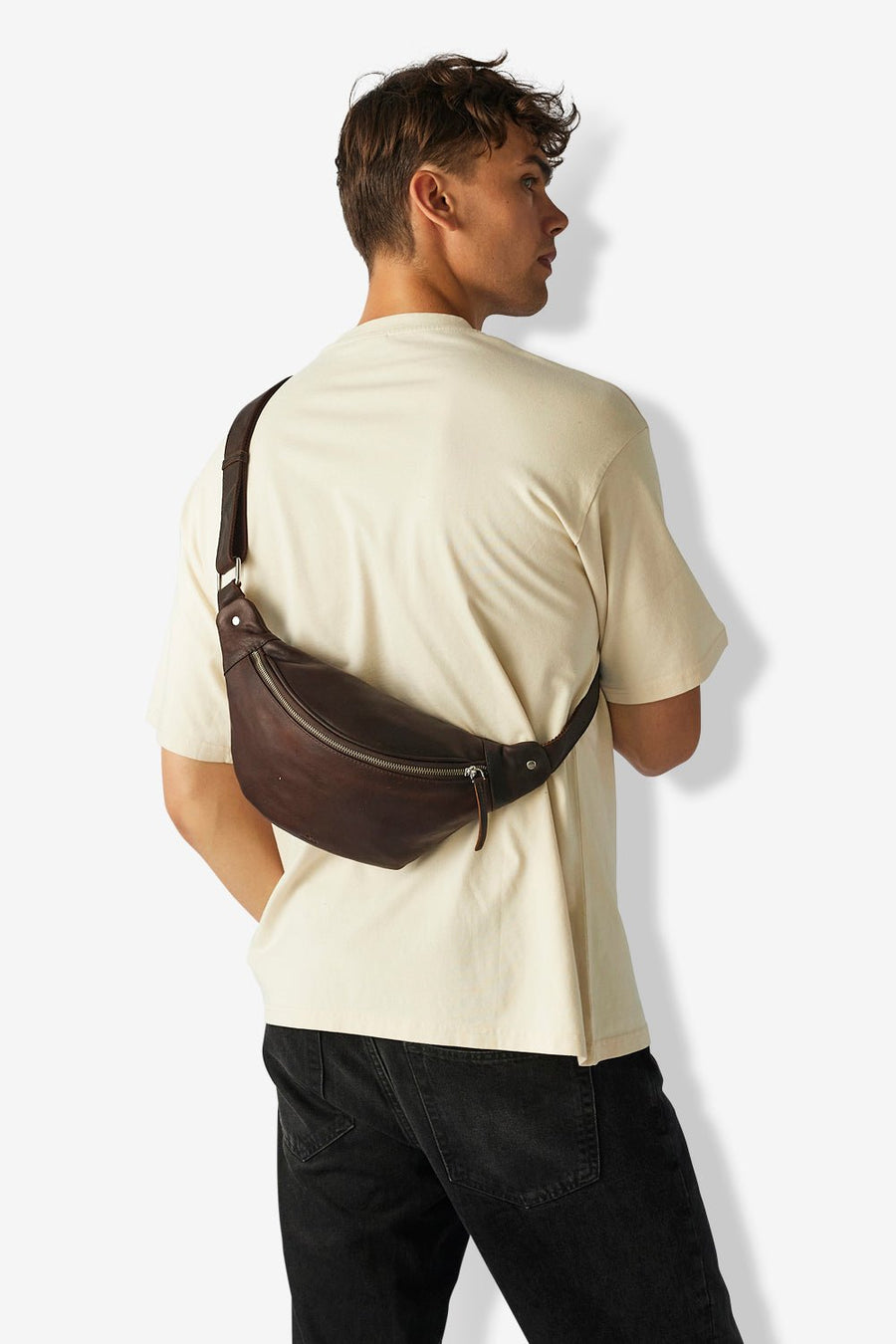 Catania bumbag Henrik Dark brown - ADAX - Bumbags
