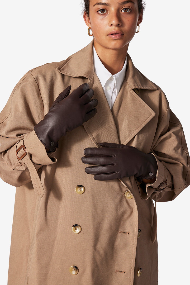 Adax glove Xenia Chocolate