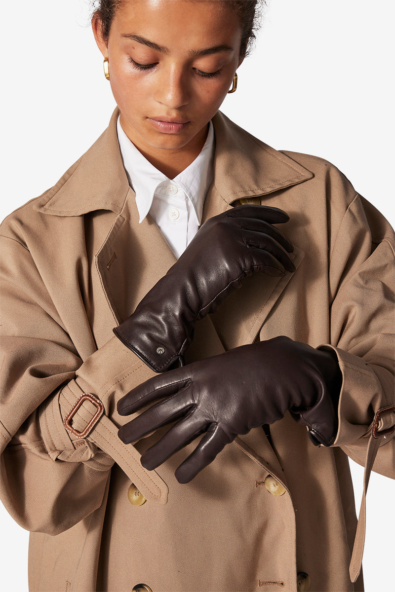 Adax glove Xenia Chocolate