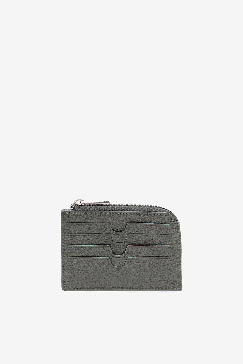 Cormorano credit card holder Susy Leaf green