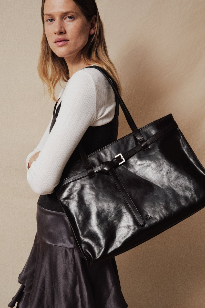 Milano handbag Thalia Dark brown - ADAX - Håndtasker