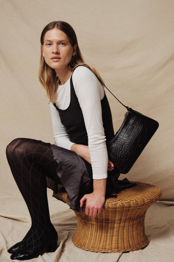 Teramo shoulder bag Elin Dark brown - ADAX - Skuldertasker