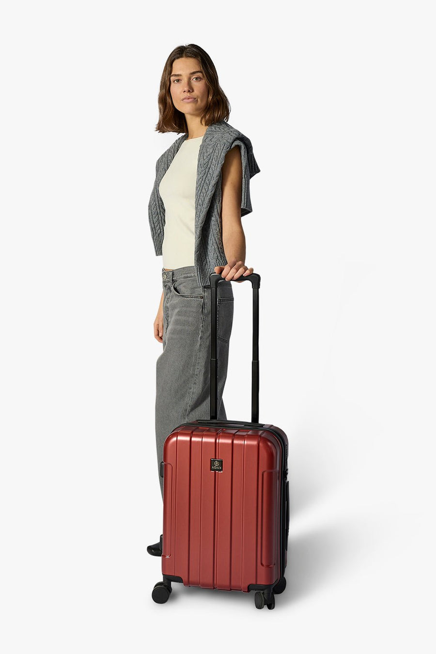 Adax hardcase 55cm Renee Red - ADAX - Kufferter