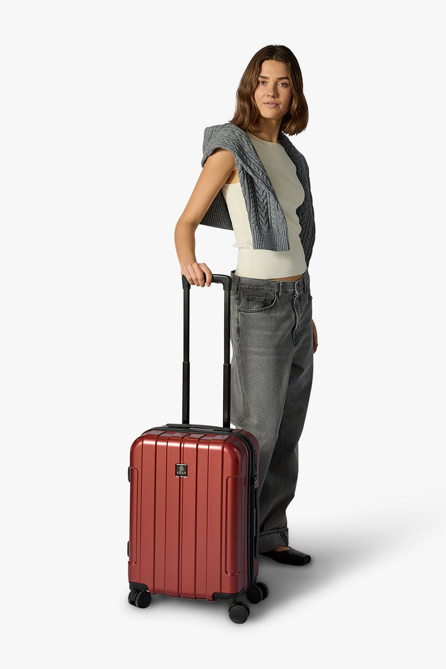 Adax hardcase 55cm Renee Red - ADAX - Kufferter