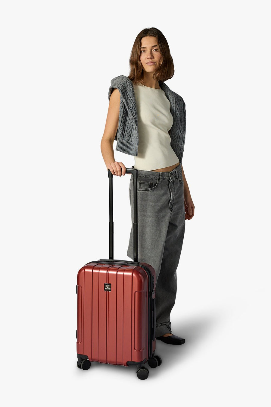 Adax hardcase 55cm Renee Red - ADAX - Kufferter