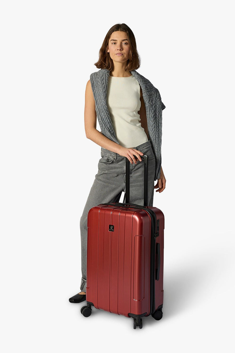 Adax hardcase 67cm Miley Red - ADAX - Kufferter