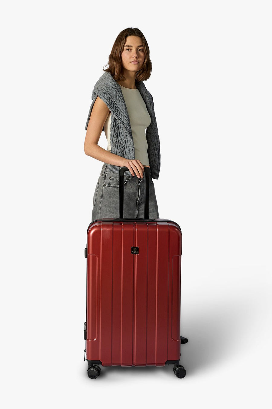 Adax hardcase 76cm Andy Red - ADAX - Kufferter