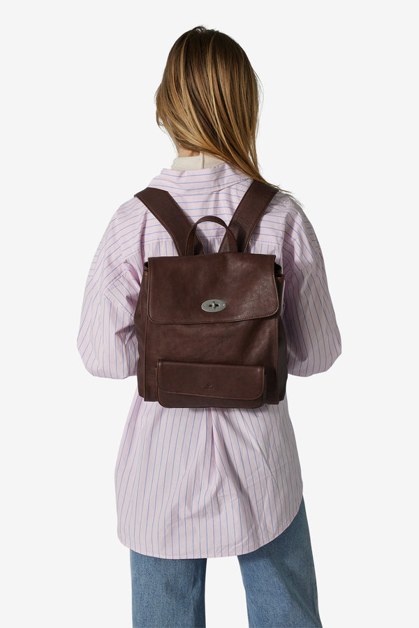 Ravenna backpack Maggie Dark brown