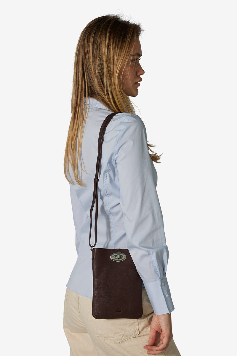 Ravenna shoulder bag Larna Dark brown