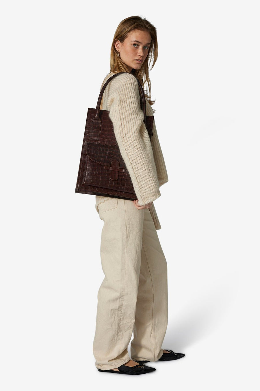 Ragusa shopper Tina Dark brown - ADAX - Shopper