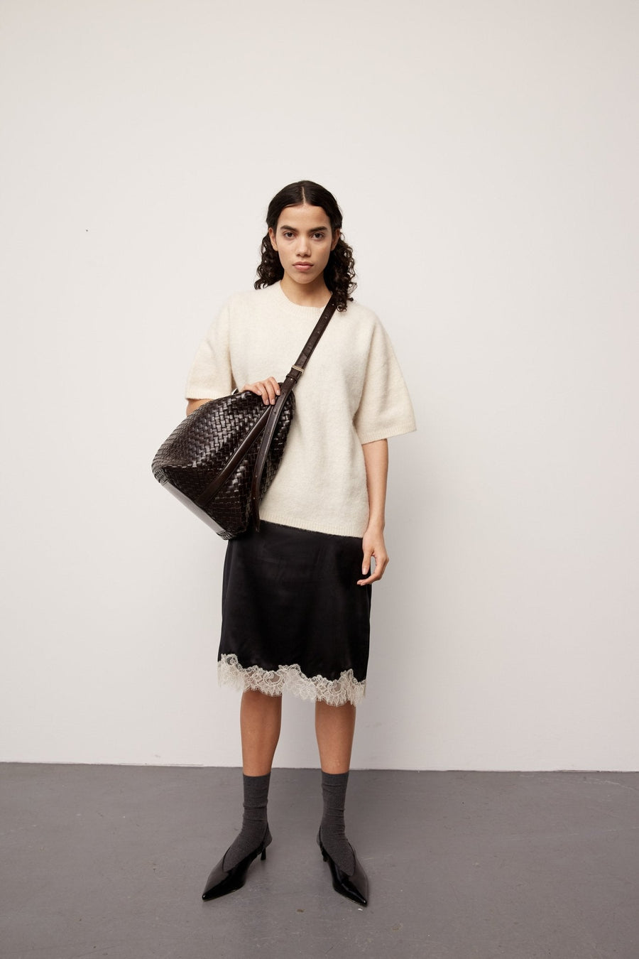 Salerno shoulder bag Malou Dark brown - ADAX - Skuldertasker