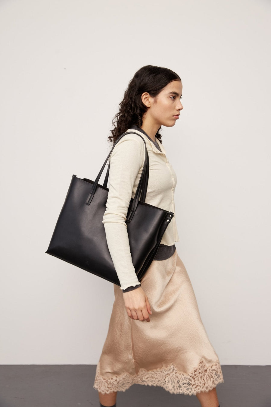 Hello I'mVegan Fenn Black - ADAX - Shopper