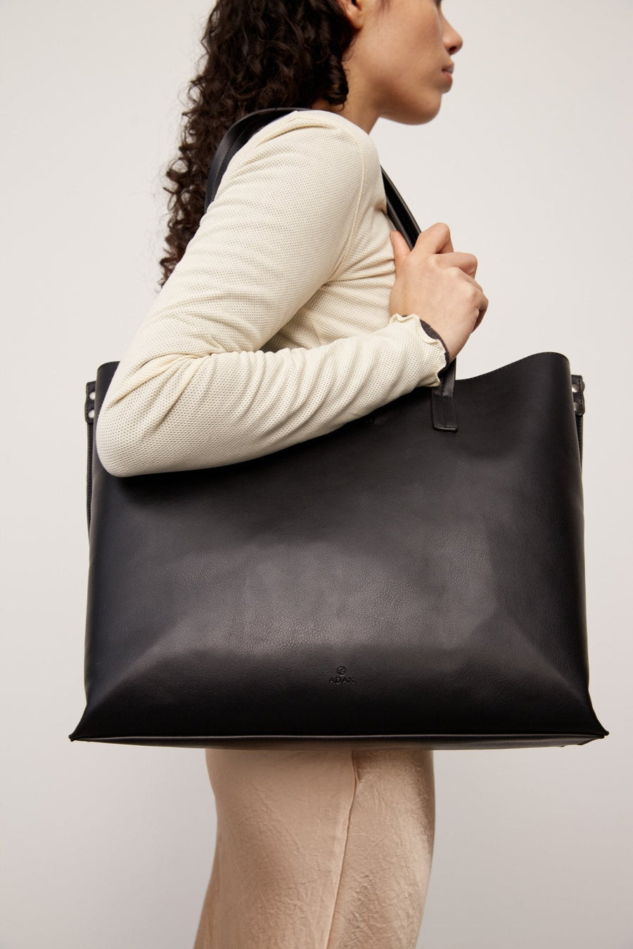 Hello I'mVegan Fenn Black - ADAX - Shopper