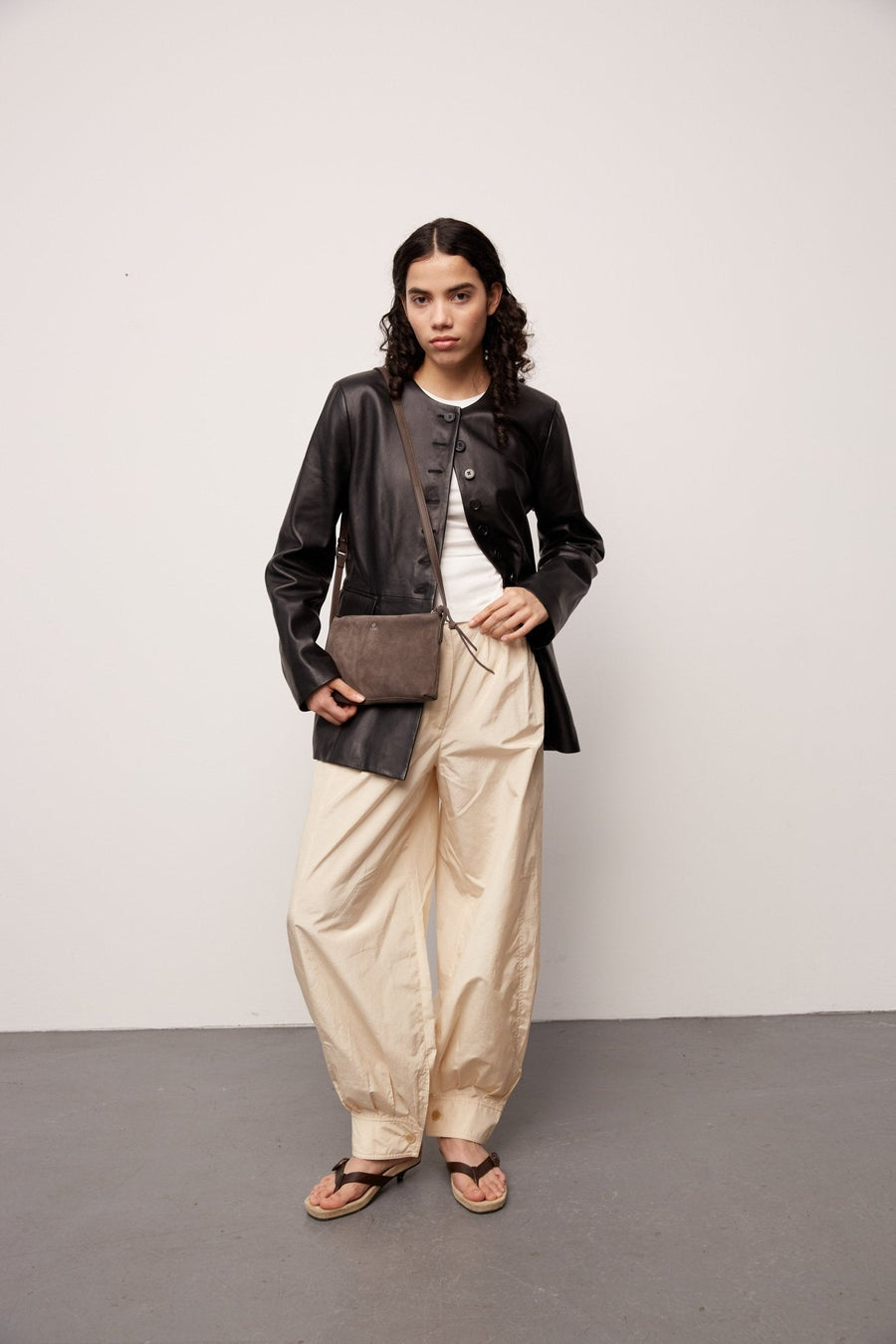 Rozzano shoulder bag Lilly Grey - ADAX - Skuldertasker