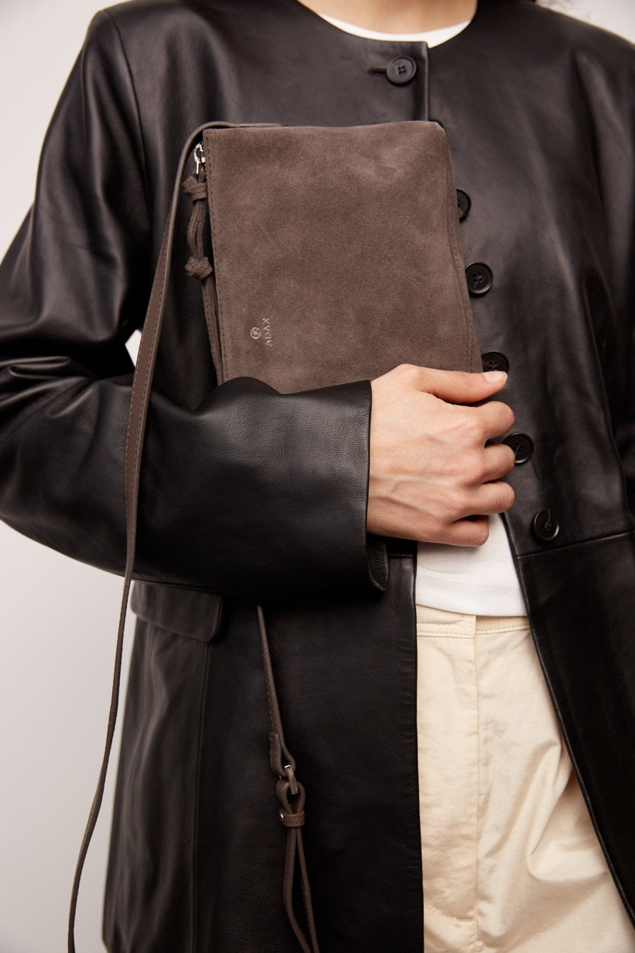 Rozzano shoulder bag Lilly Grey - ADAX - Skuldertasker