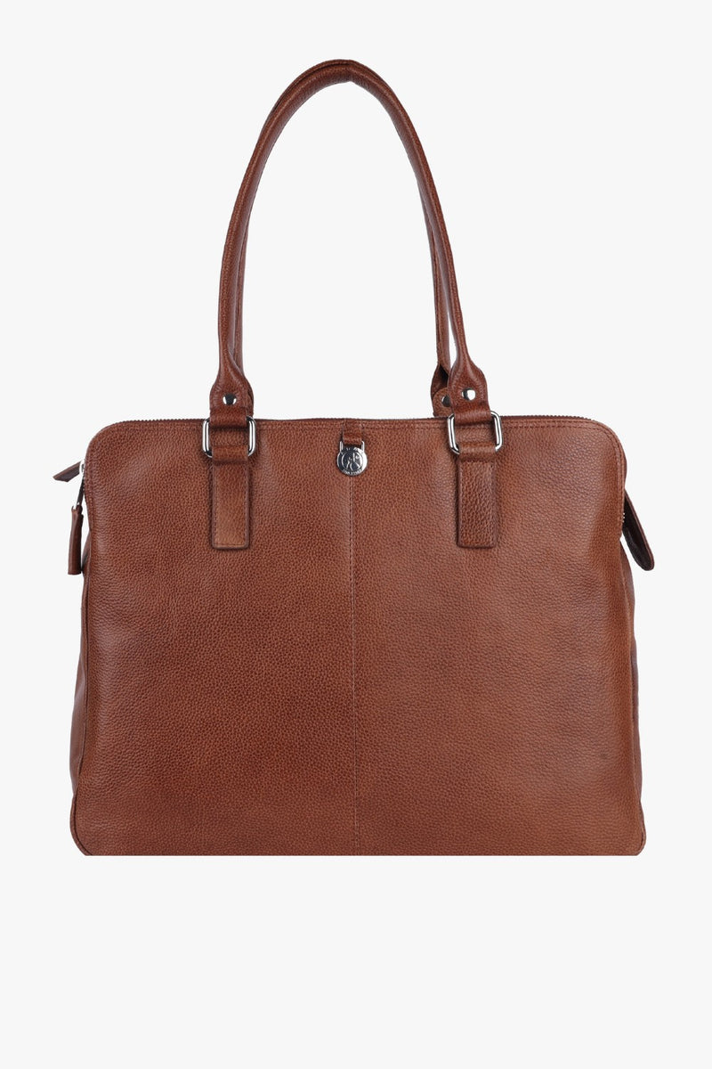 Napoli handbag Gerda 14¨ Caramel