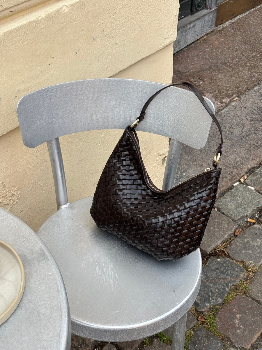 Salerno shoulder bag Mona Dark brown - ADAX - Tasker