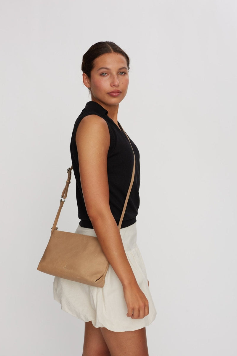 Vittoria shoulder bag Manilla Stone - ADAX - Tasker