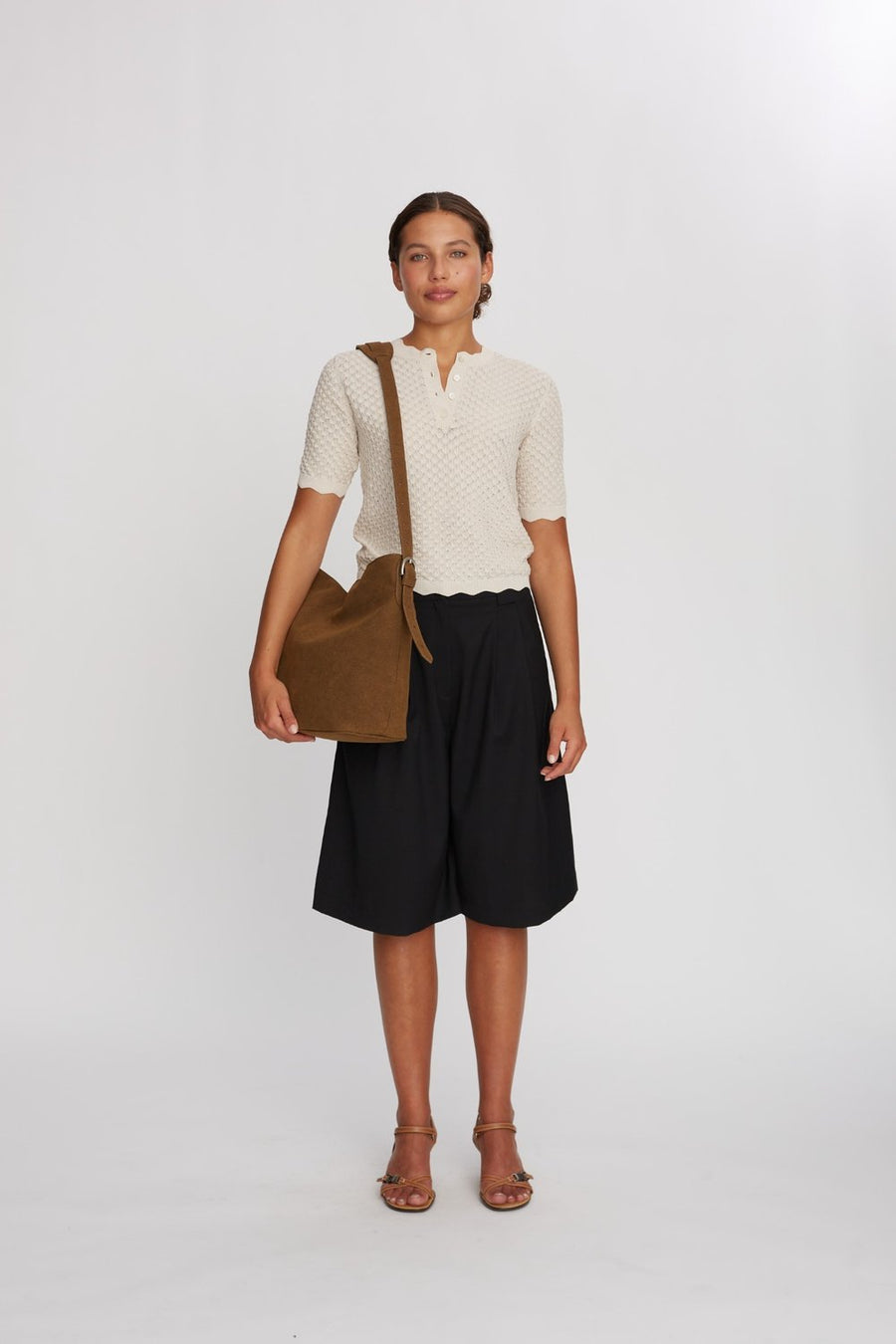 Hello I'm Vegan Triss Khaki - ADAX - Skuldertasker