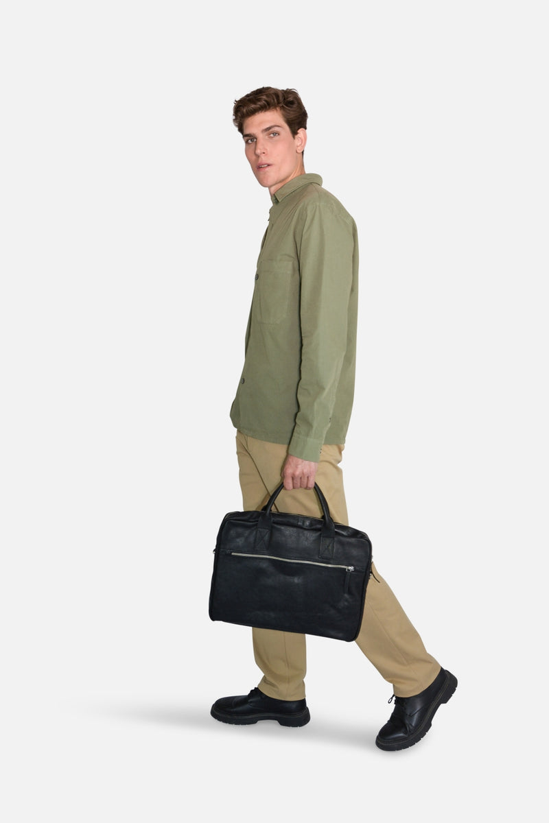 Bremen briefcase Nick Black