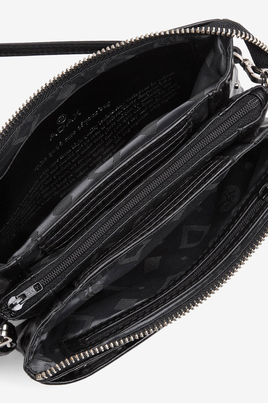 Salerno combi clutch Nellie Black - ADAX - Clutches